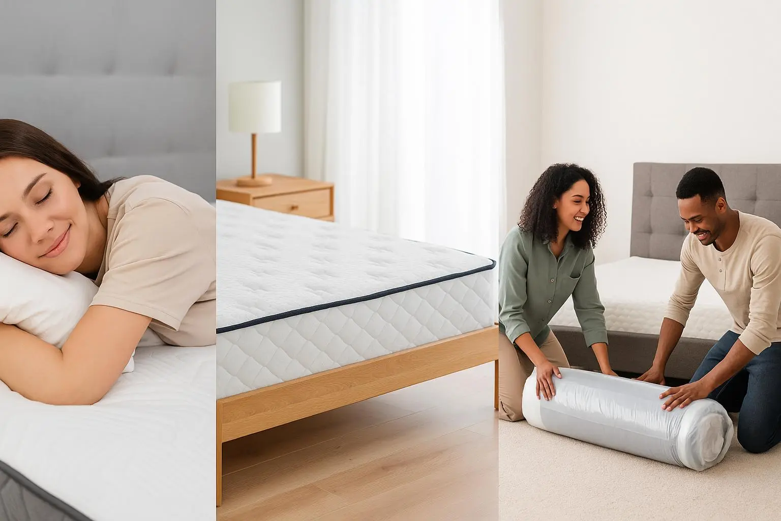 mattress people collage
